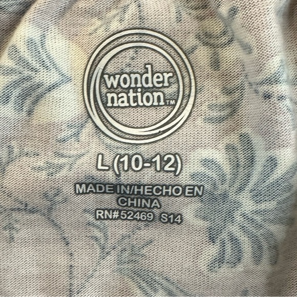 Wonder Nation Girls Sleeveless One-Piece Romper| Size L (10/12) - Picture 4 of 4